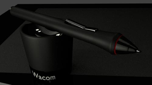 wacom pen and cradle preview image